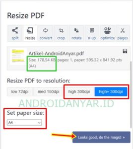 Cara Memperbesar Ukuran File PDF Di Android Tanpa Aplikasi