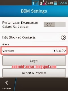 Free download official BBM for Android v 1.0.0.72.apk full installer