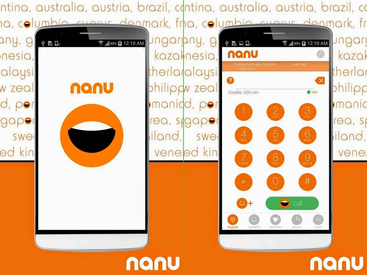 Free download app Nanu for Android .apk full - Free voice call on 2G Signal