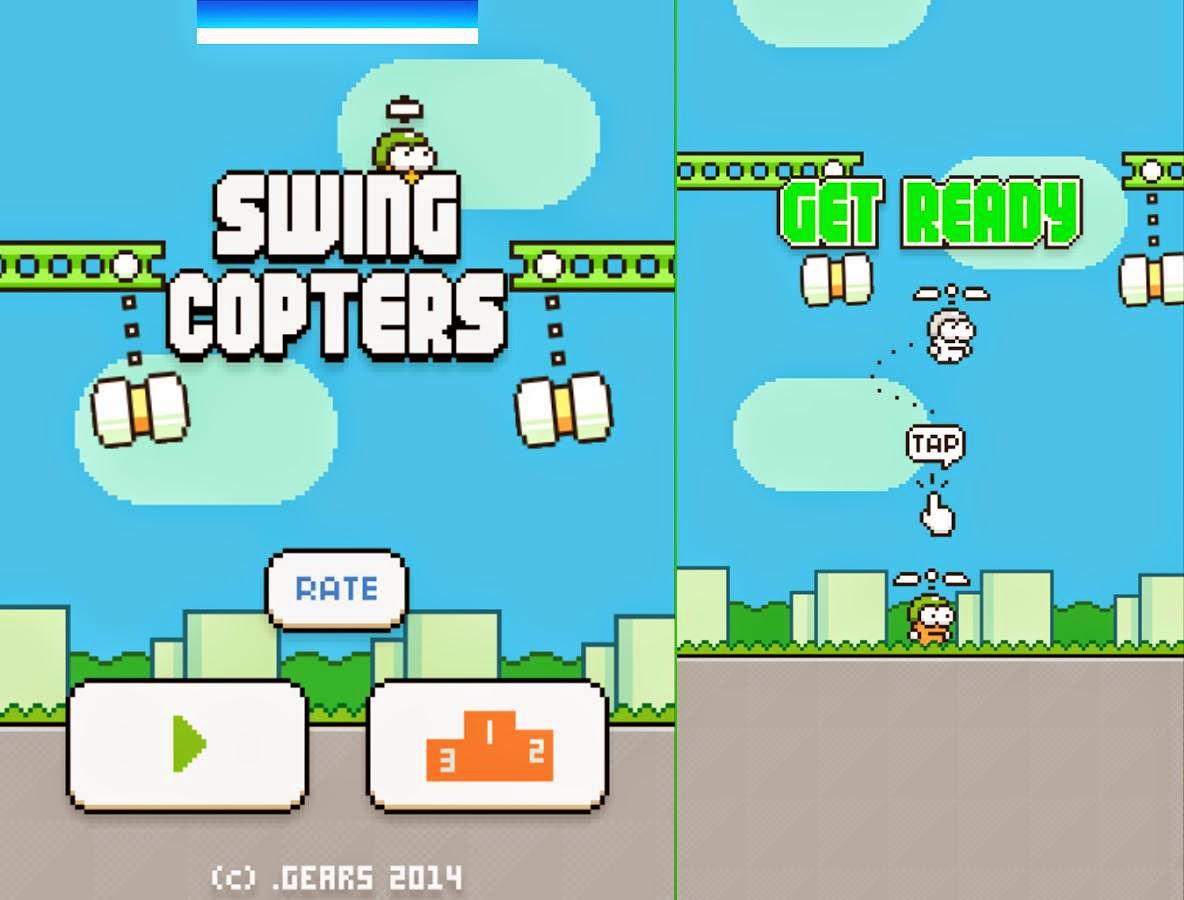 Free download official game Swing Copters .APK Full Data Android