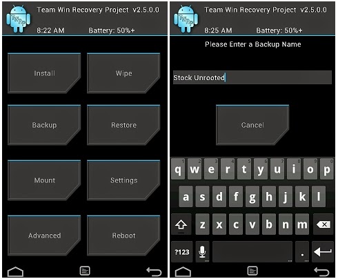 Cara Instal TWRP Custom Recovery di Android Xiaomi RedMi 1S Tanpa PC Komputer
