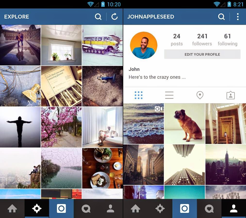Instal Instagram di Android