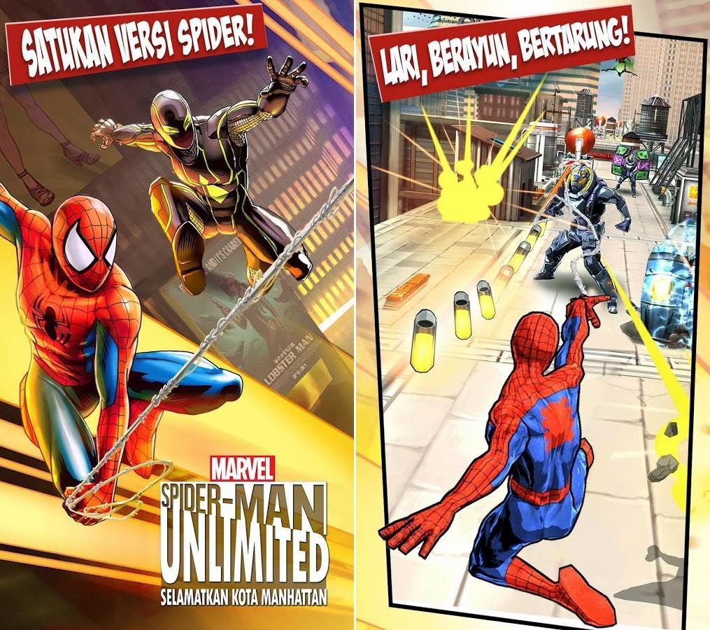Main Game Spiderman di HP Android Gratis