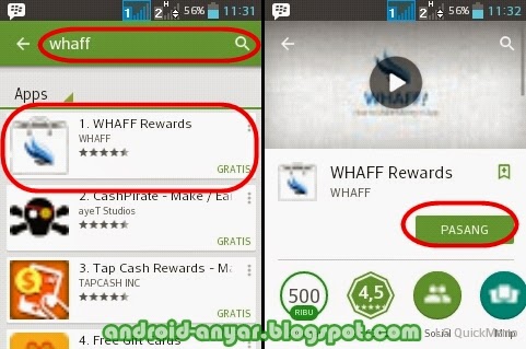 Tips dan Trik WHAFF: Cara Cepat Dapat Dolar di Android