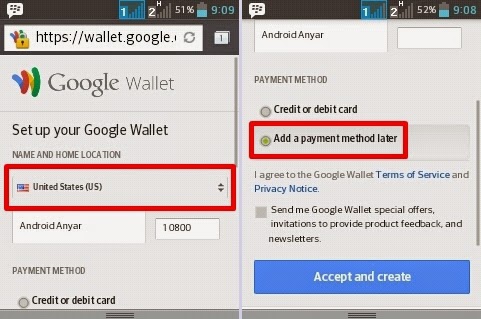 login ke Google Wallet Indonesia