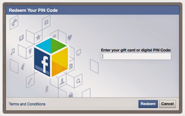 Cara reedem kode kupon kartu hadiah Facebook untuk beli permainan premium