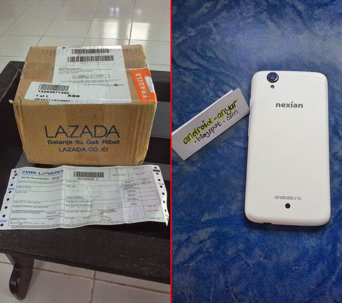 FOTO: Unboxing Nexian Journey 1 Android One Putih Mi438S