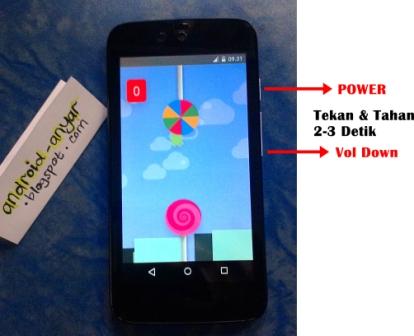 Tutorial Cara Ambil Screenshot Layar Android One Tanpa Aplikasi TANPA Root