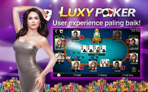 Download Game Luxy Poker Texas Holdem .APK Full