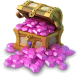 Free download Mountain of Gems Castle Clash Unlimited Gem Roll
