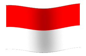 Download DP BBM Gambar Bendera Indonesia Merah Putih 17 Agustus Animasi GIF Bergerak Berkibar
