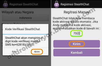 Verifikasi SMS StealthChat