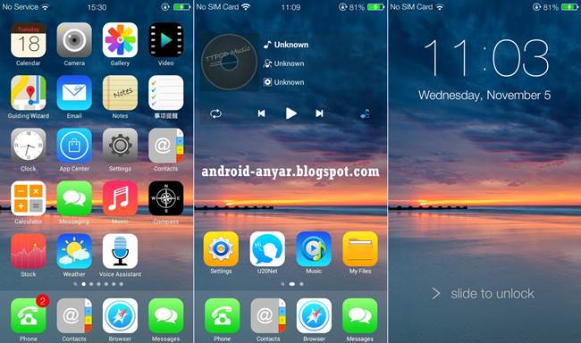 Aplikasi Launcher Android Tampilan Mirip iPhone iOS Gratis