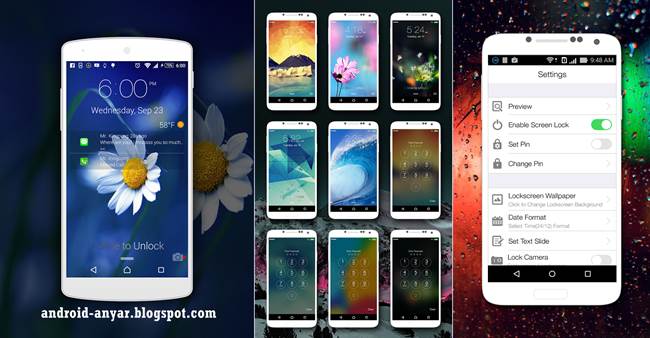 Aplikasi Kunci Layar Android LockScreen Mirip Apple iPhone Gratis