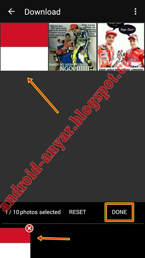tutorial edit foto efek bendera dengan HP Android