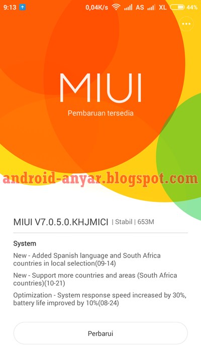 Cara Instal Upgrade MIUI 7 Xiaomi Redmi 2 atau Redmi 2 Prime Terbaru Lengkap