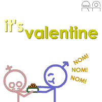 Valentine Day GIF Animasi unik