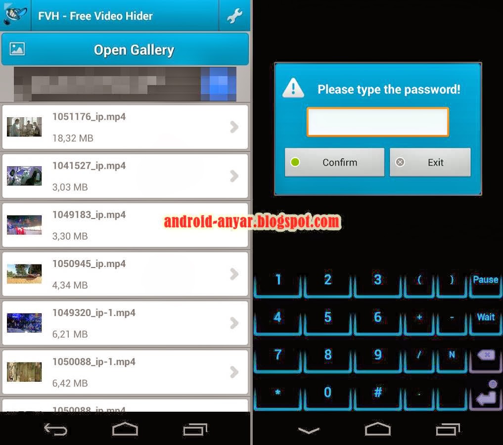 Trik Cara Sembunyikan Video Film 3GP MP4 FLV di Android Mudah Gratis