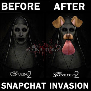Foto Valak The Conjuring 2 Snapchat Invasion Edit Foto Lucu