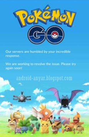 Kenapa tidak bisa buka game Pokemon GO server down maintenance error