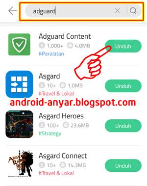 Download Adguard Premium Apk android via 9Apps