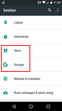 Cara ganti nama email Gmail Android 1