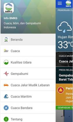 Download Aplikasi BMKG Android Terbaru Update Gratis Prakiraan Cuaca Terkini