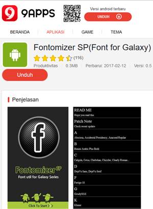 Download Fontomizer APK Terbaru