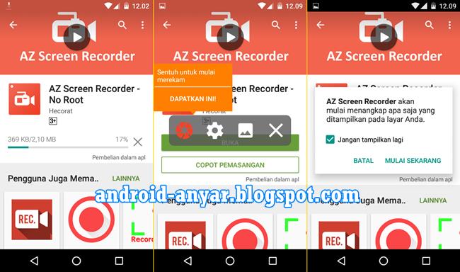 Aplikasi Perekam Layar Android Screen Recorder Terbaik Tanpa Root dan KitKat Root