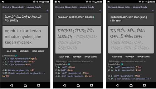 Aplikasi Translate Aksara Sunda Android Otomatis