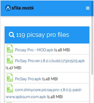 Cara Download PicSay Pro Apk Terbaru di Sfile Mobi