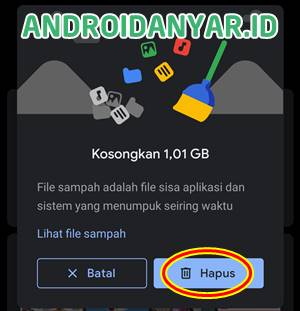 Cara Menghapus File Sampah di Android