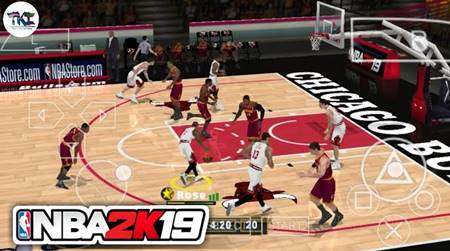 NBA 2k19 psp mod for Android and PC 670 MB
