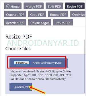 Cara memperbesar ukuran file pdf di android