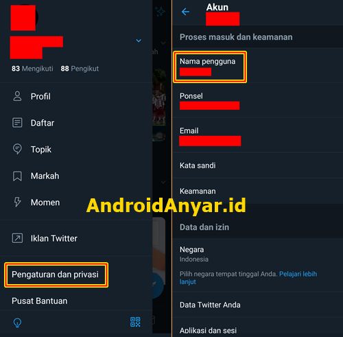 Cara Mengubah Username Akun Twitter lewat Android