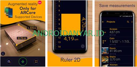 Download Prime Ruler - length measure by camera, screen APK Android