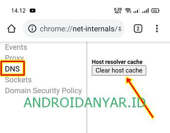 Cara Membersihkan Cache DNS di Chrome Android tanpa Aplikasi No Root