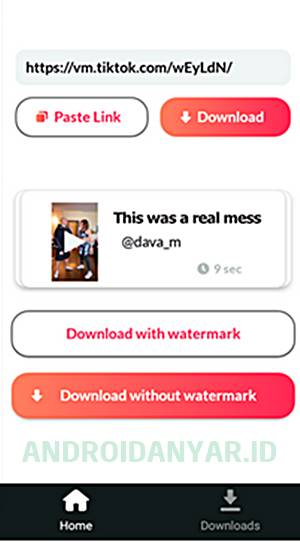 Aplikasi Android Download Video TikTok VT Tanpa Watermark