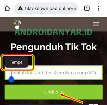 Pengunduh VT Download Video TikTok No Apk for Android