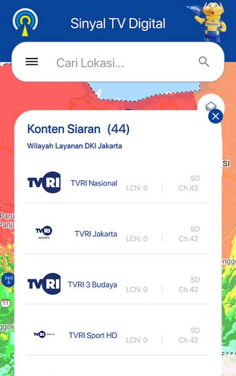 Download Aplikasi Cek Sinyal TV Digital Indonesia HP Android